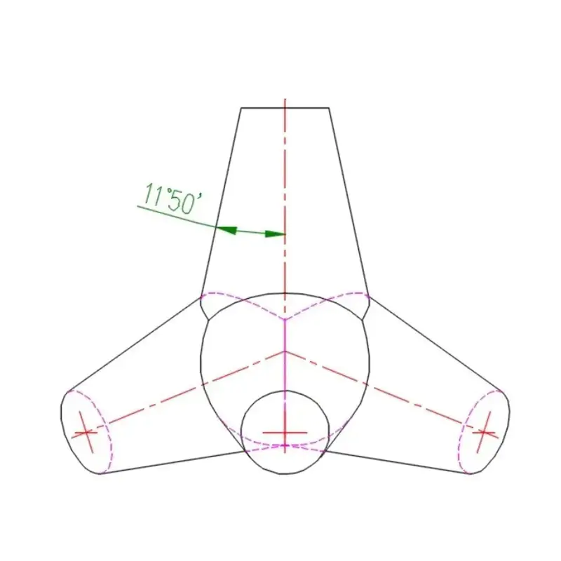 Cassaforma/stampo per tetrapodi