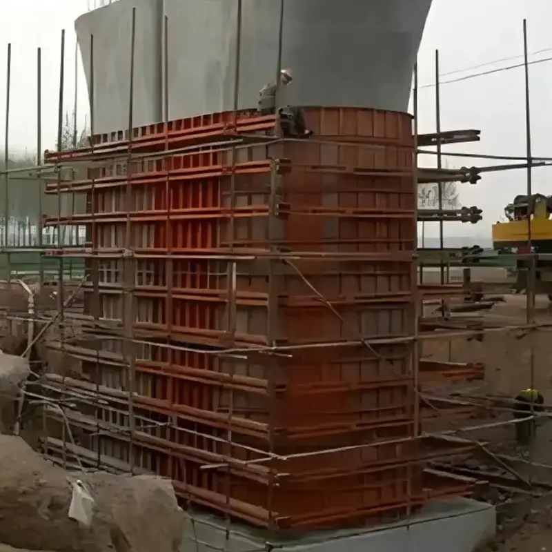 Cassaforma per colonne del molo